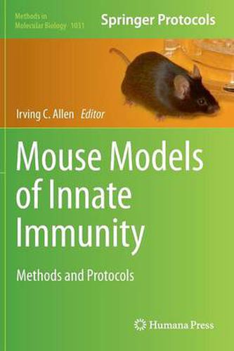 Cover image for Mouse Models of Innate Immunity: Methods and Protocols