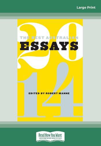 The Best Australian Essays 2014