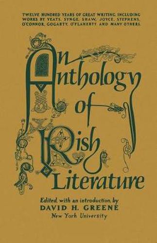 Cover image for An Anthology of Irish Literature (2 Volume Set)