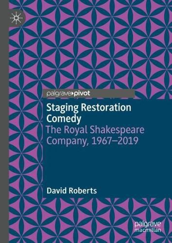Cover image for Staging Restoration Comedy