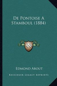 Cover image for de Pontoise a Stamboul (1884)