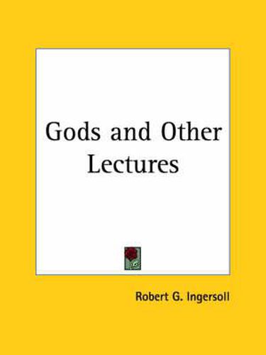 Cover image for Gods and Other Lectures (1874)