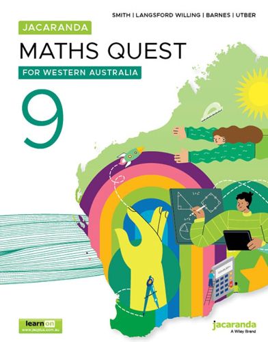 Cover image for Jacaranda Mathematics 9 for Western Australia, 5e learnON and Print