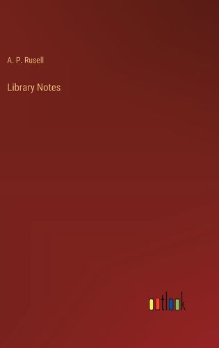 Cover image for Library Notes