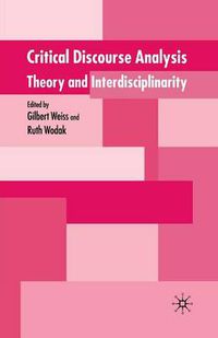 Cover image for Critical Discourse Analysis: Theory and Interdisciplinarity