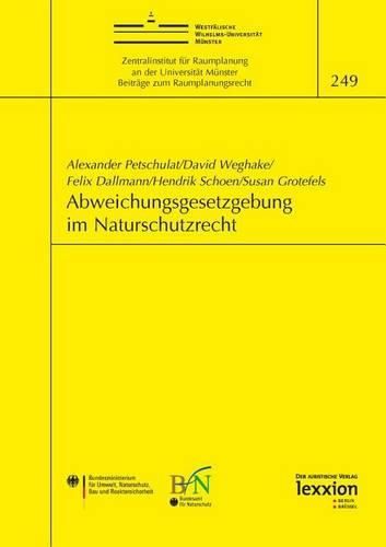 Cover image for Abweichungsgesetzgebung Im Naturschutzrecht