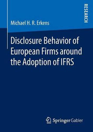 Cover image for Disclosure Behavior of European Firms around the Adoption of IFRS