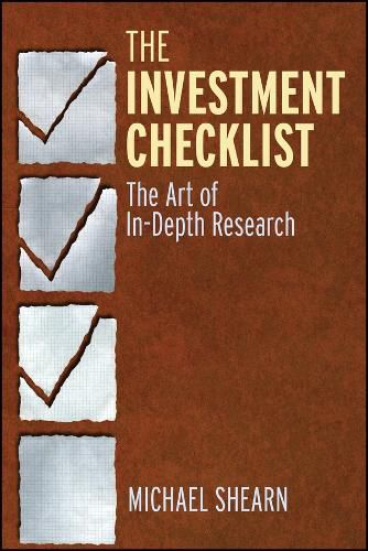 Cover image for The Investment Checklist