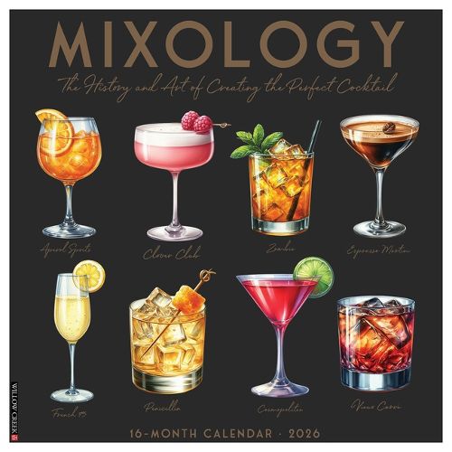 Cover image for Mixology 2026 Wall Calendar