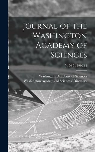 Journal of the Washington Academy of Sciences; v. 70-71 1980-81