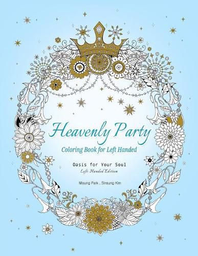 Cover image for Heavenly Party Coloring Book for Left-Handed