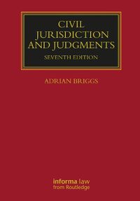 Cover image for Civil Jurisdiction and Judgments