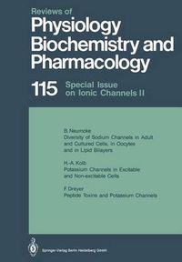 Cover image for Reviews of Physiology, Biochemistry and Pharmacology: Volume: 115