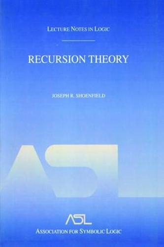 Cover image for Recursion Theory: Lecture Notes in Logic 1