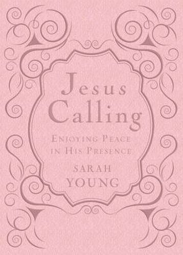 Cover image for Jesus Calling, Pink Leathersoft, with Scripture References: Enjoying Peace in His Presence (a 365-Day Devotional)