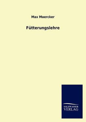 Cover image for Futterungslehre