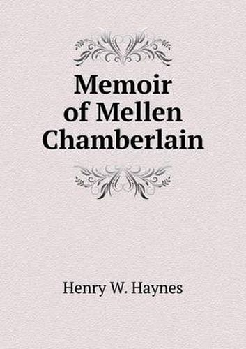 Memoir of Mellen Chamberlain