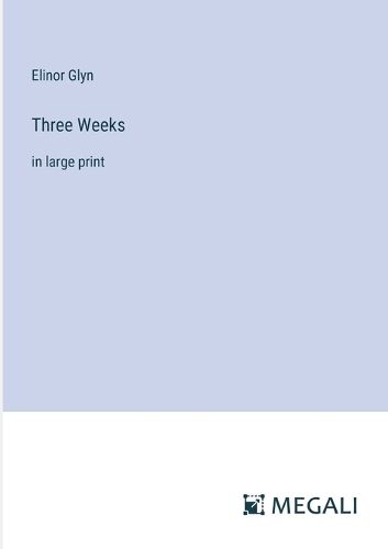 Cover image for Three Weeks