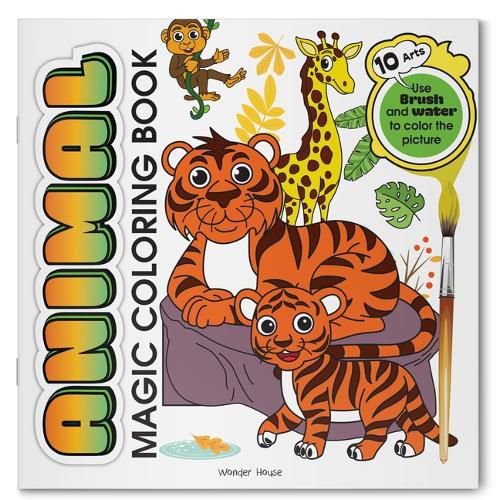 Cover image for Animal Magic Coloring Book