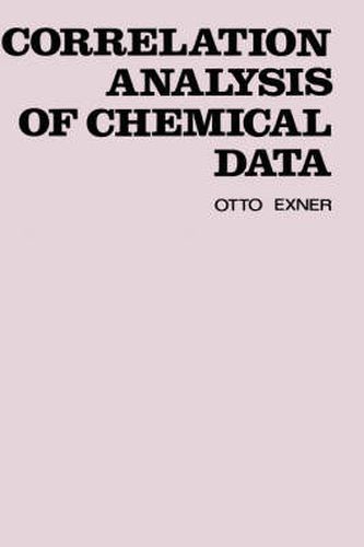 Cover image for Correlation Analysis of Chemical Data