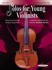 Cover image for Solos for Young Violinists , Vol. 5: Violin Part and Piano Acc.