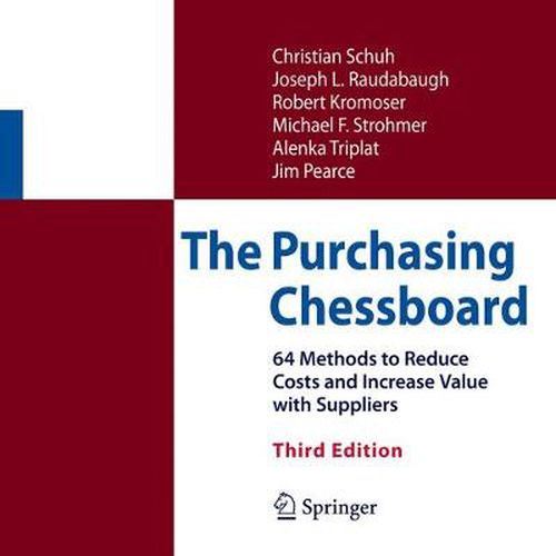 Cover image for The Purchasing Chessboard: 64 Methods to Reduce Costs and Increase Value with Suppliers