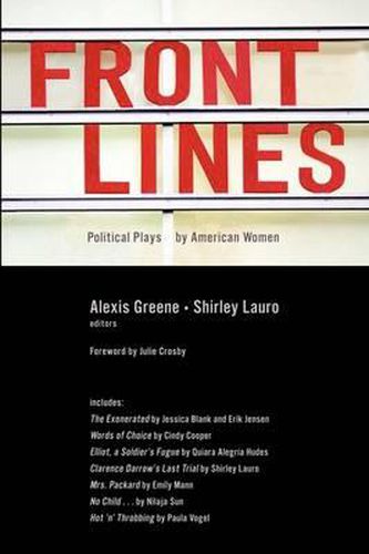 Cover image for Front Lines: Political Plays by American Women