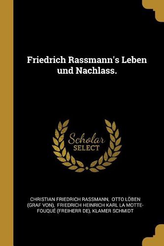 Cover image for Friedrich Rassmann's Leben und Nachlass.