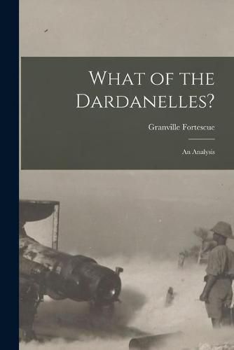 Cover image for What of the Dardanelles? [microform]: an Analysis