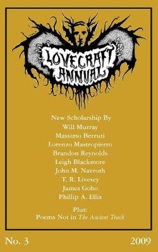 Cover image for Lovecraft Annual No. 3 (2009)