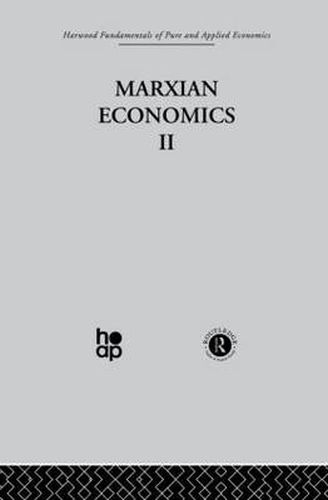 Cover image for V: Marxian Economics II