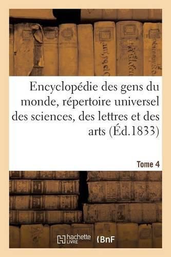 Encyclopedie Des Gens Du Monde T. 4.1