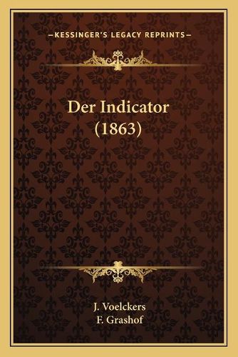 Cover image for Der Indicator (1863)