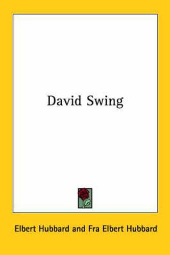 Cover image for David Swing
