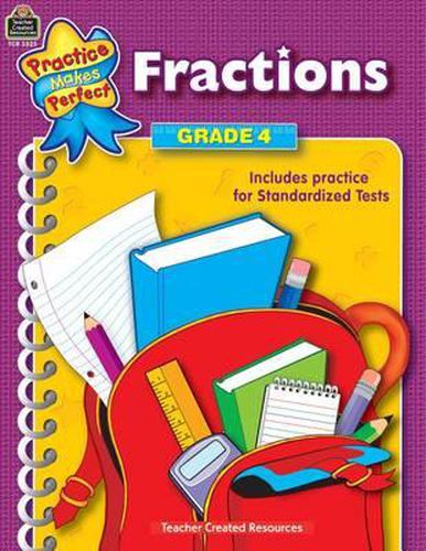 Cover image for Fractions Grade 4