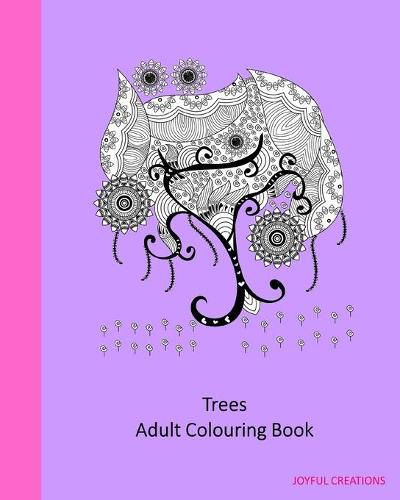 Cover image for Trees: Adult Colouring Book