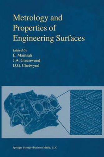 Cover image for Metrology and Properties of Engineering Surfaces