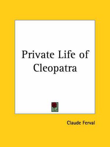 Cover image for Private Life of Cleopatra (1930)