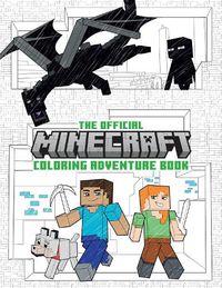 Cover image for The Official Minecraft Coloring Adventures Book: Create, Explore, Color!