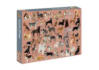 Cover image for Iconic Dogs: 1,000-Piece Jigsaw Puzzle