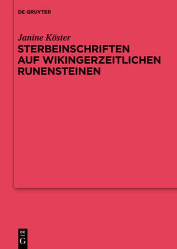 Cover image for Sterbeinschriften auf wikingerzeitlichen Runensteinen