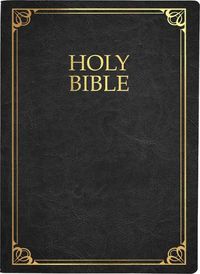 Cover image for KJV Family Legacy Holy Bible, Large Print, Black Genuine Leather, Thumb Index