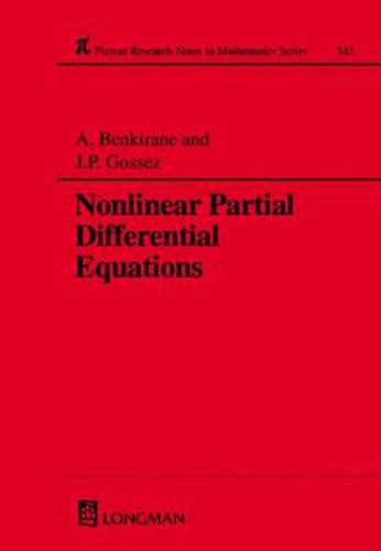 Cover image for Nonlinear Partial Differential Equations