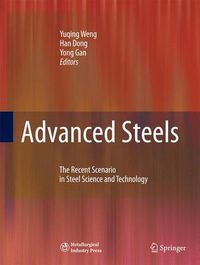 Cover image for Advanced Steels: The Recent Scenario in Steel Science and Technology