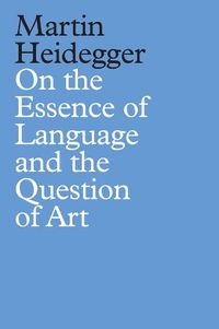 Cover image for On the Essence of Language and the Question of Art  Cloth
