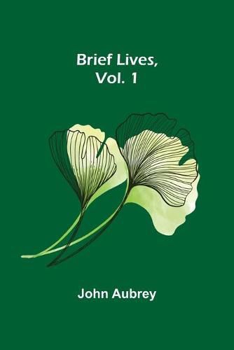 Cover image for Brief Lives, Vol. 1