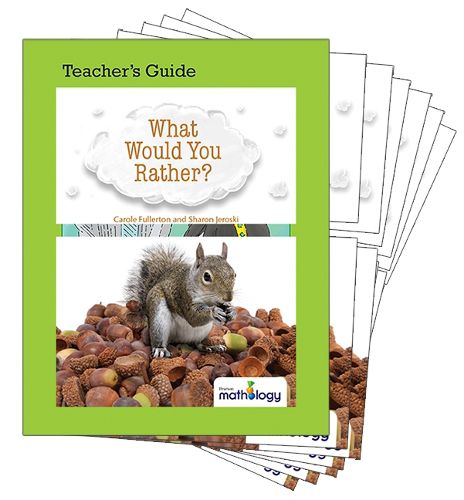 Cover image for Mathology Little Books - Number: What Would You Rather? (6 Pack with Teacher's Guide)