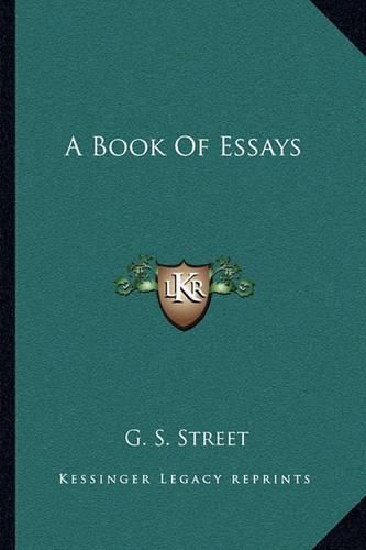 A Book of Essays