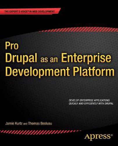 Cover image for Pro Drupal as an Enterprise Development Platform