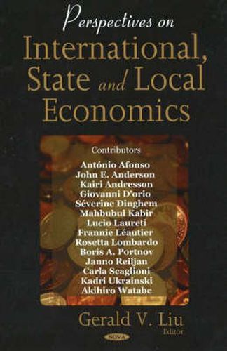 Cover image for Perspectives on International State & Local Economics